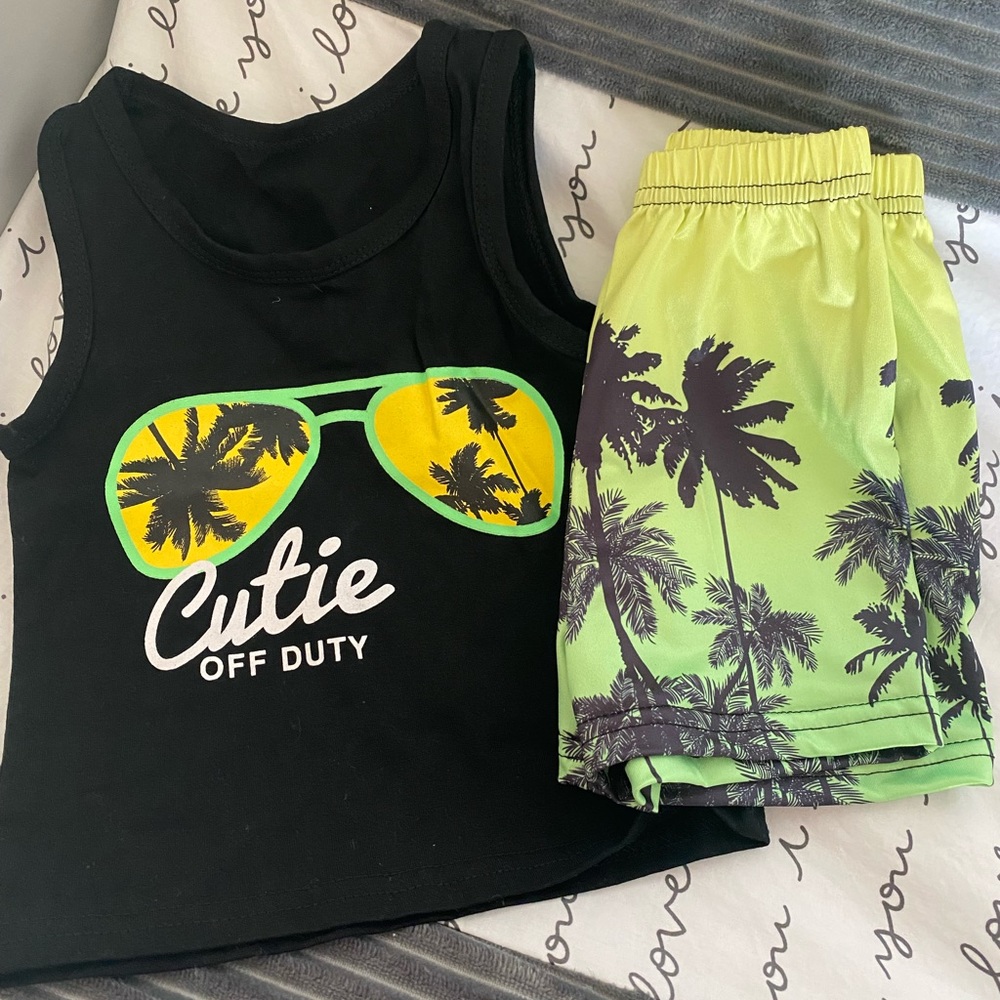 Cutie Off Duty Baby Boy Outfit